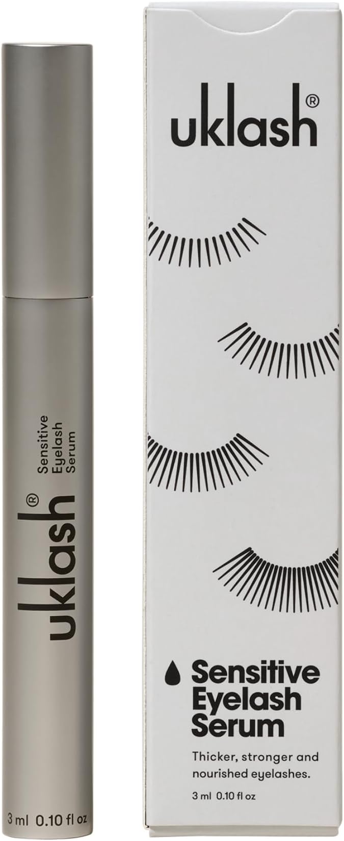 UKLASH Sensitive Eyelash Serum - #1 Rated Peptide Lash Serum for Fuller Lashes - Vegan & Cruelty-free - Designed for Sensitive Eyes