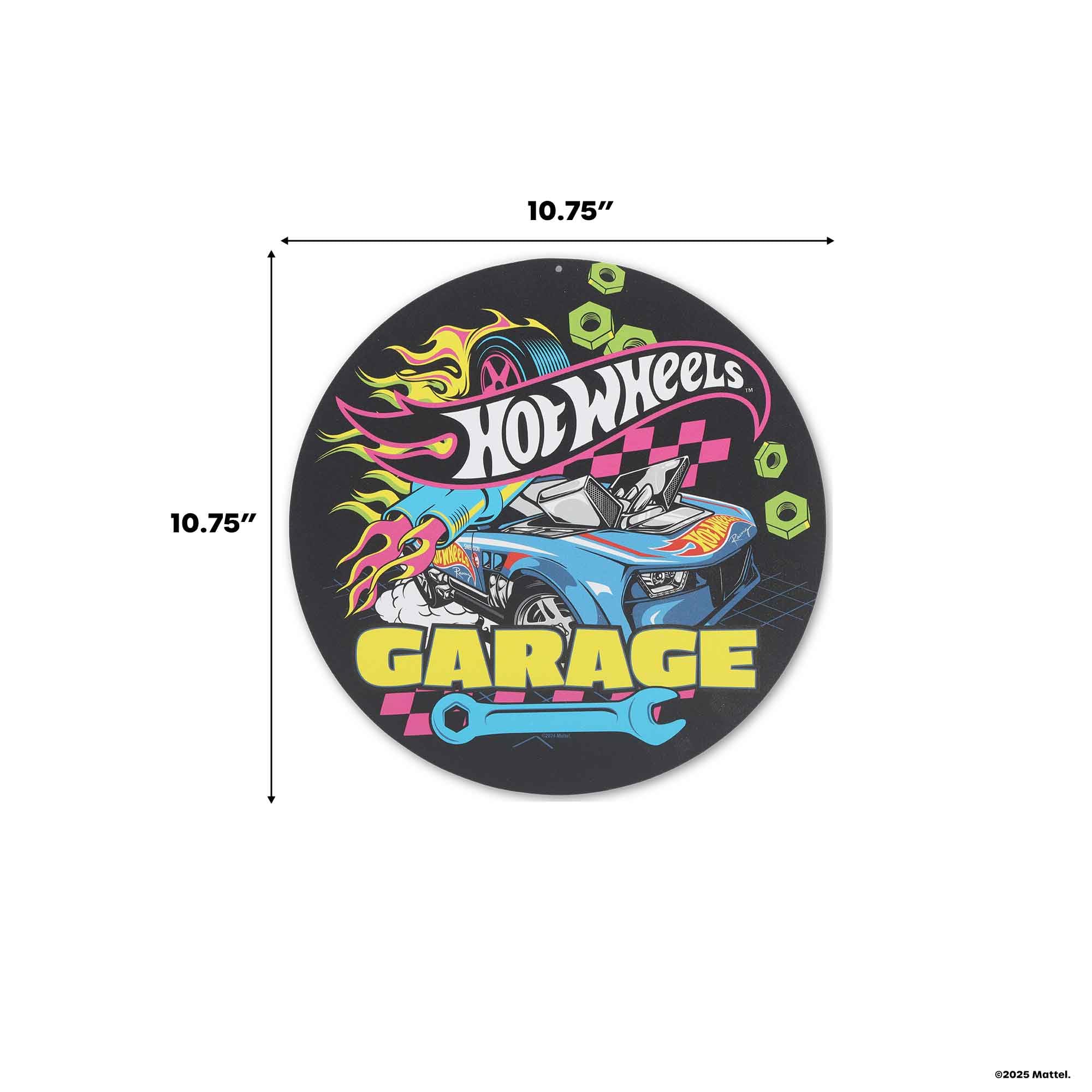 Amazon.com: Mattel Hot Wheels Garage Neon Metal Sign - Fun Hot