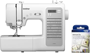 Brother CP100X Computerized Sewing and Quilting Machine, SA5FTPKG 5 Foot Embellishment Pack Included