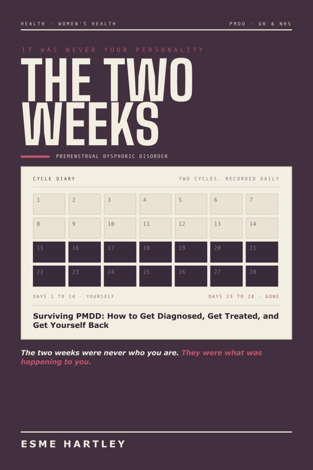The Two Weeks: Surviving PMDD: How to Get Diagnosed, Get Treated, and Get Yourself Back