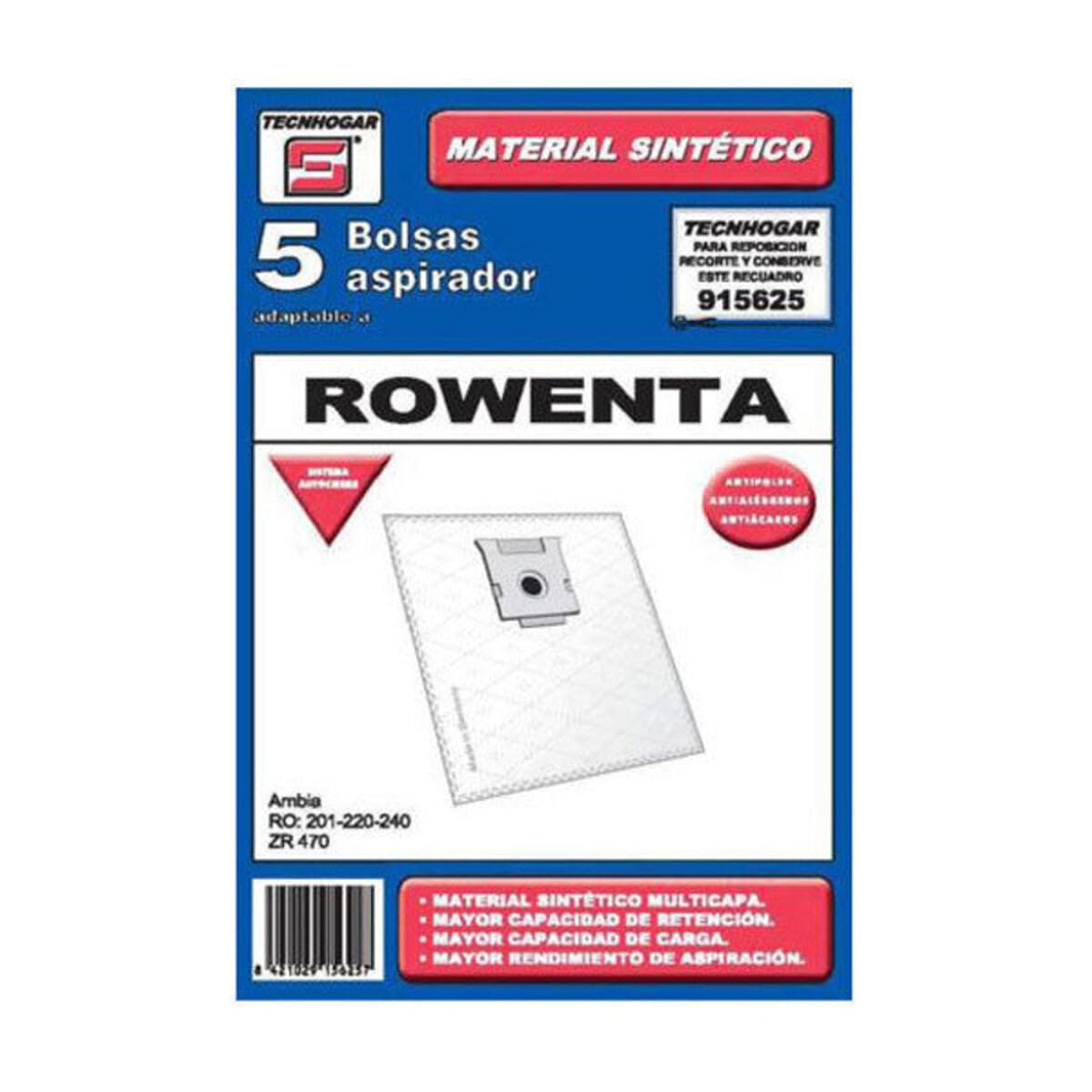 TECNHOGAR915625 – Bag Vacuum Cleaner, White