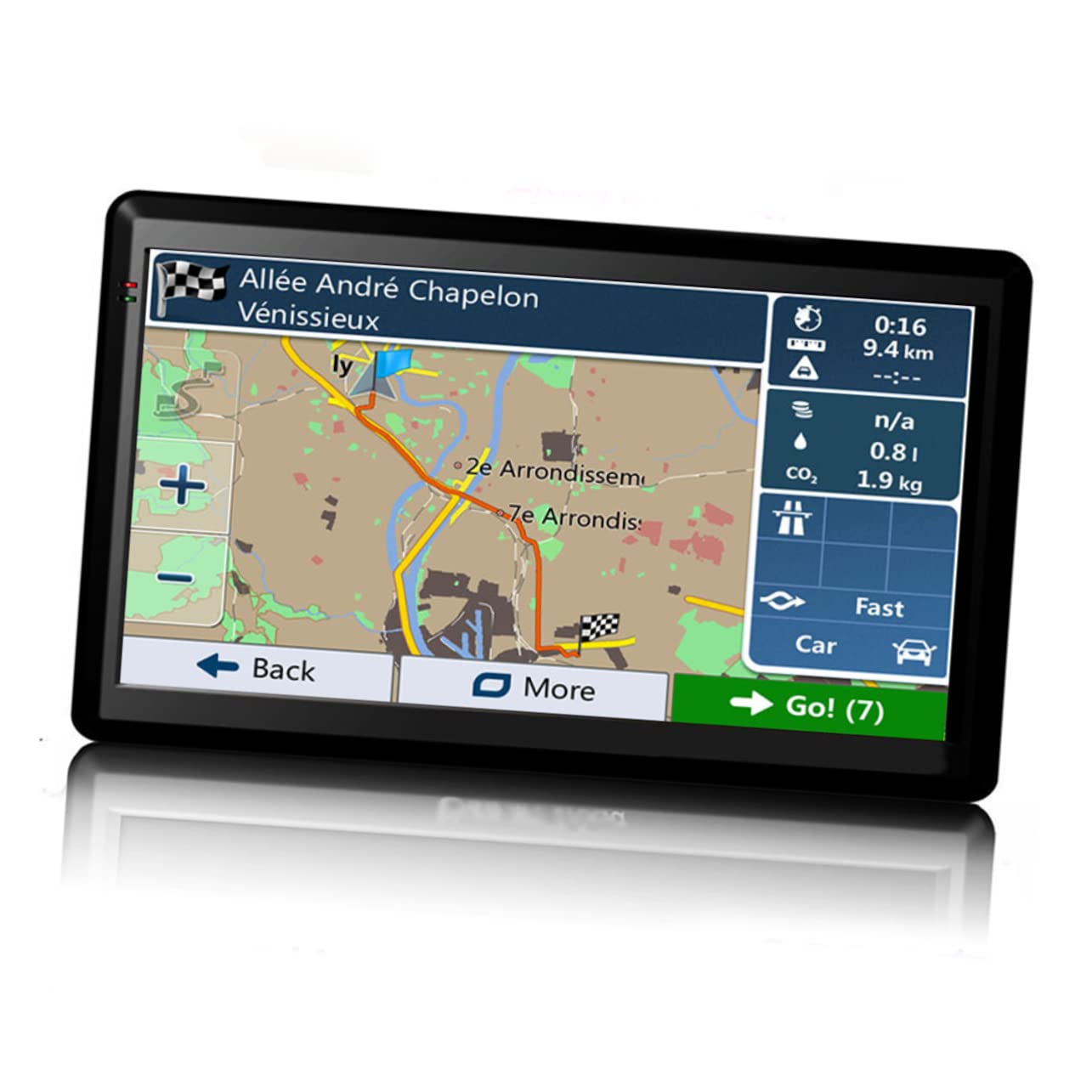 SEWACC 8g Auto-navigationssystem LKW-GPS Touchscreen LCD-anzeige