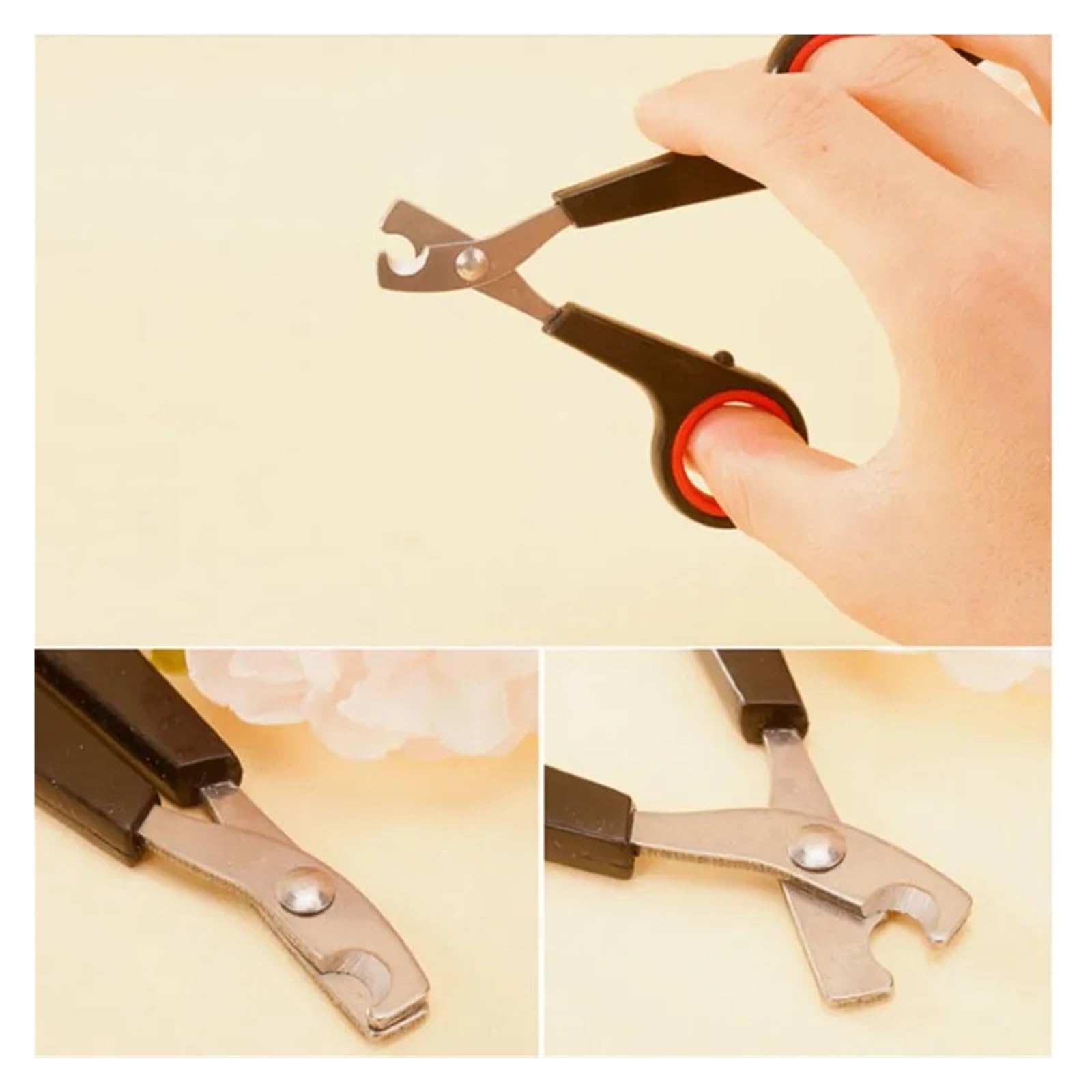 Generisch Kompatibel for Hundeklauen-Zehen-Haustier-Nagelscheren-Trimmer-Clipper-Pfotenschneider-Schertier-Gerbid
