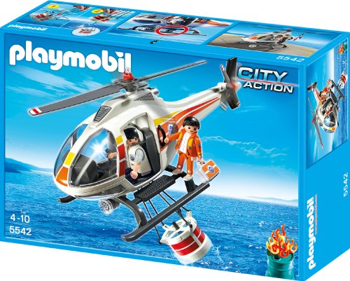Preisvergleich Produktbild PLAYMOBIL 5542 Löschhubschrauber