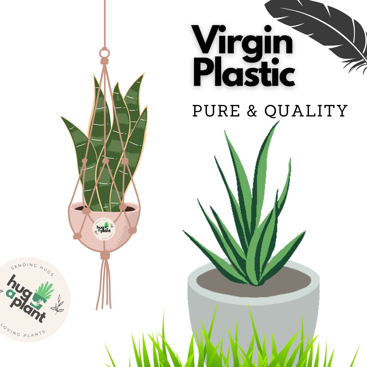 Hug A Plant | Big Teracotta Rectangle 60cm Plastic Window Planter for Home & Garden (60CM | 23.60 INCH, Pack of 1, Teracotta) - Image 4 thumbnail