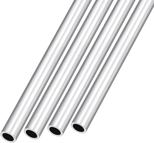 Miniatura 33 de METALLIXITY Tubo de aluminio 6063 (0.276 in de diámetro exterior x 0.157 in de diámetro interior x 11.811 in de largo), 4 piezas, tubo redondo