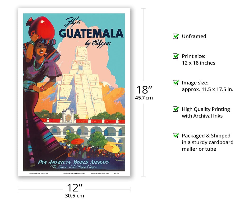 Amazon.com: Guatemala by Clipper - Pan American World Airways