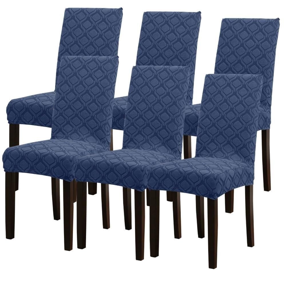 2/4/6 Uds Fundas Elásticas De Jacquard para Sillas Parsons De Comedor