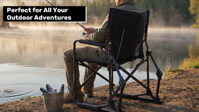 Amazon.com : OLIXIS Outdoor Folding Rocking Chair for Adults