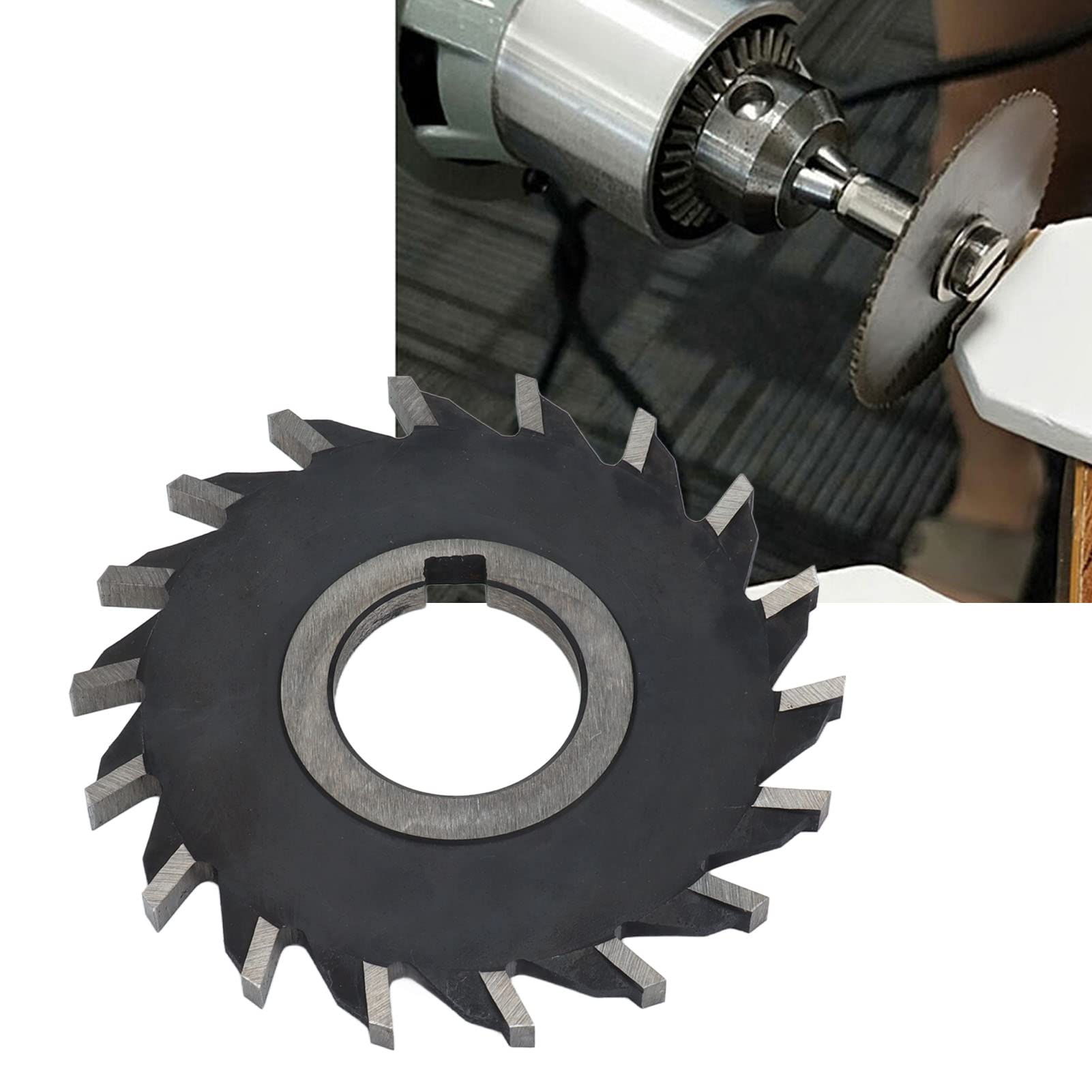 Evolventenzahnradfräser Scheibensatz Fräswerkzeug Fräser Evolventenzahnradfräser HSS Scheibenfräser 32mm Innenbohrung 100x6mm,Fräser