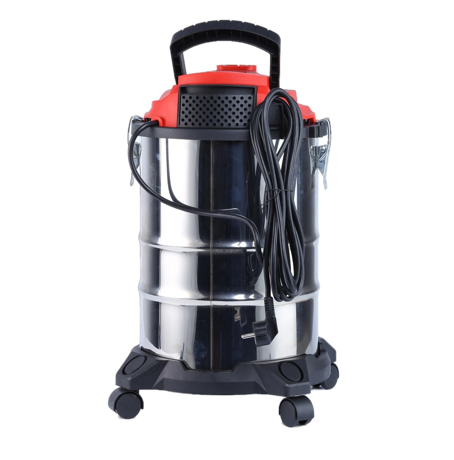 Camry CR 7045 Aspirador Industrial Profesional con Toma de Corriente, Aspiradora Seco y Húmedo, Función Soplado, Aspira Cenizas, 25 Litros, 4 Filtros, 3400W, Gris/Negro