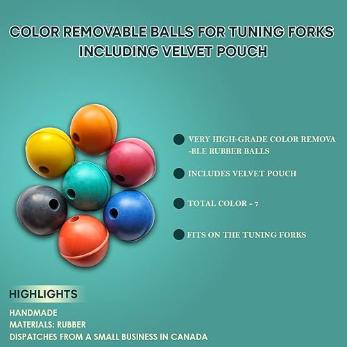 Miniatura 4 de Bolas extraíbles de color para diapasones incluyendo bolsa de terciopelo