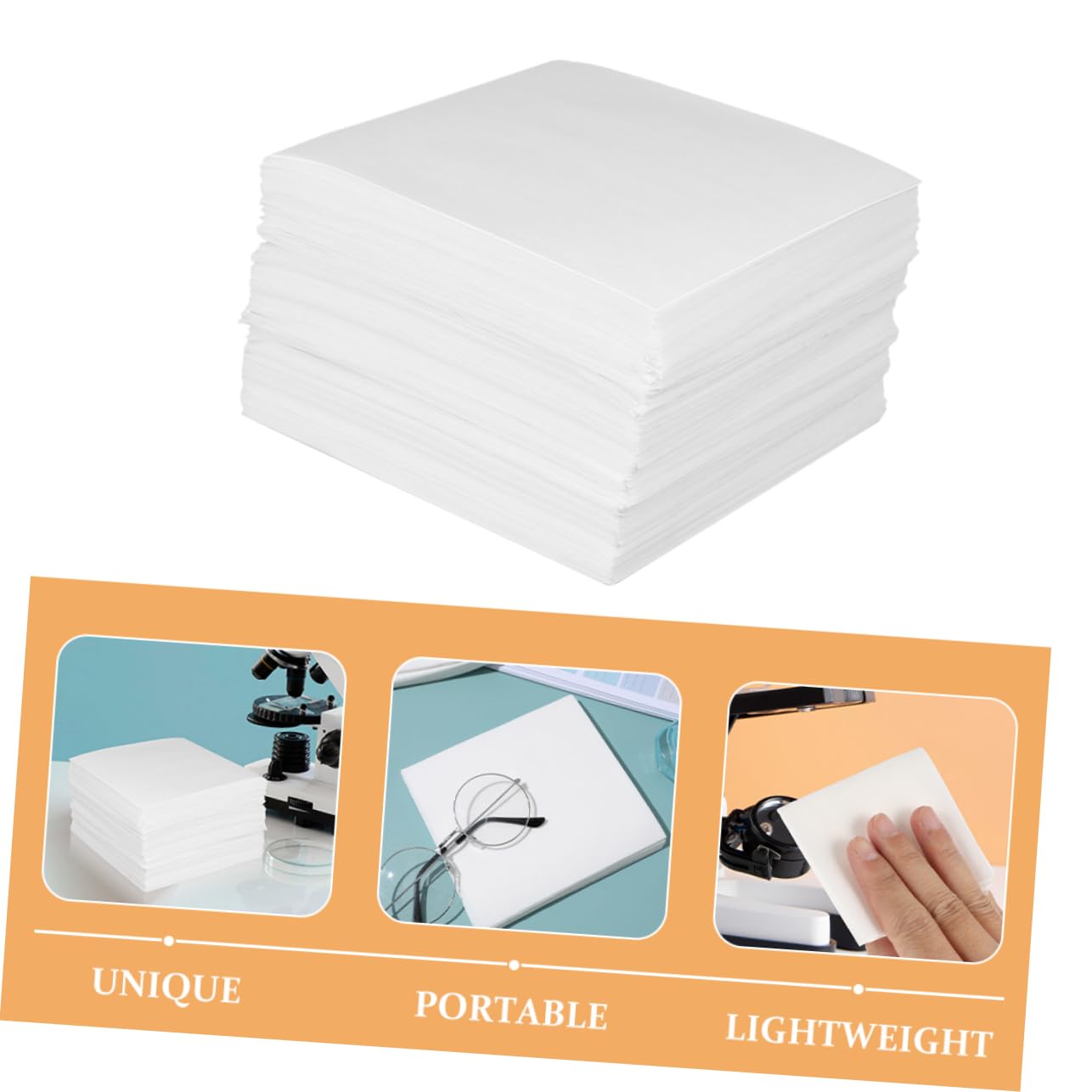 Zerodeko 3 Set Salviette Di Carta Antipolvere Senza Polvere Rimozione Pastiglie Pulire Lo Schermo Del Telefono Cellulare Salviette Senza Pelucchi Tessuto Non Tessuto Bianca 1200 Pezzi*3