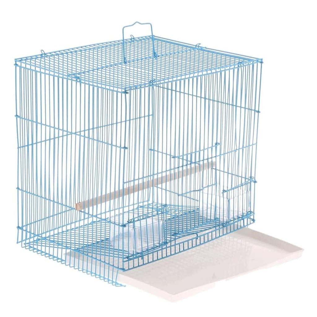 Jaula para pájaros, Jaula para pájaros, jaulas para pájaros, transportines Grandes para pájaros, Jaula de Vuelo de Metal Creativa Cuadrada, transportín Duradero para Casas