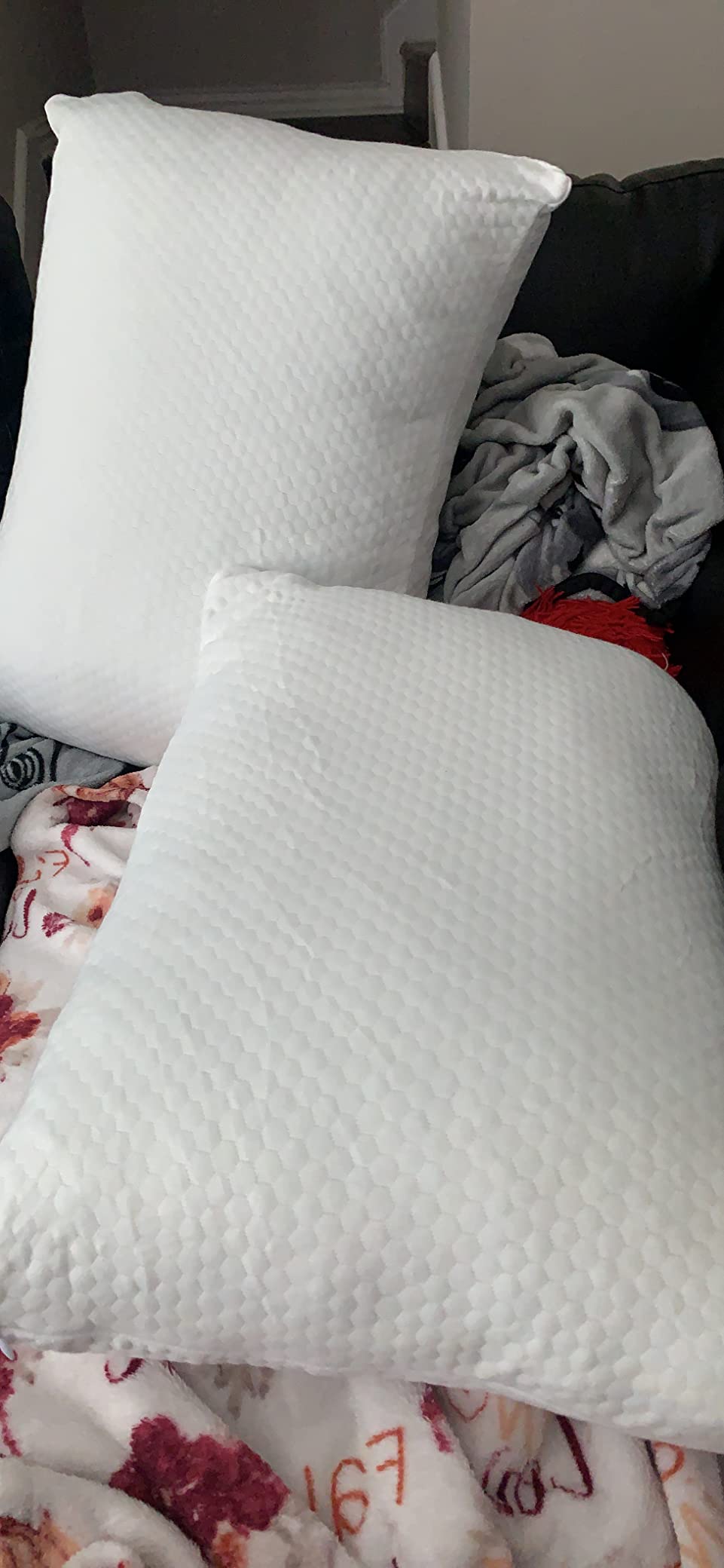 7/mo Finance Molblly Standard Pillows Shredded Memory Foam Cooling