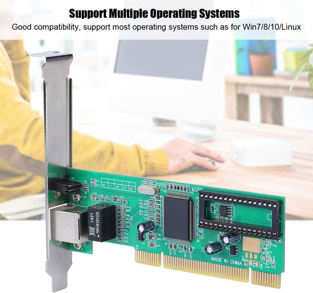 Oumij Gigabit PCIe Network Card (PCI-E/PCI Express), 10/100/1000 Mbps PCI Express Ethernet Adapter Card - Image 3