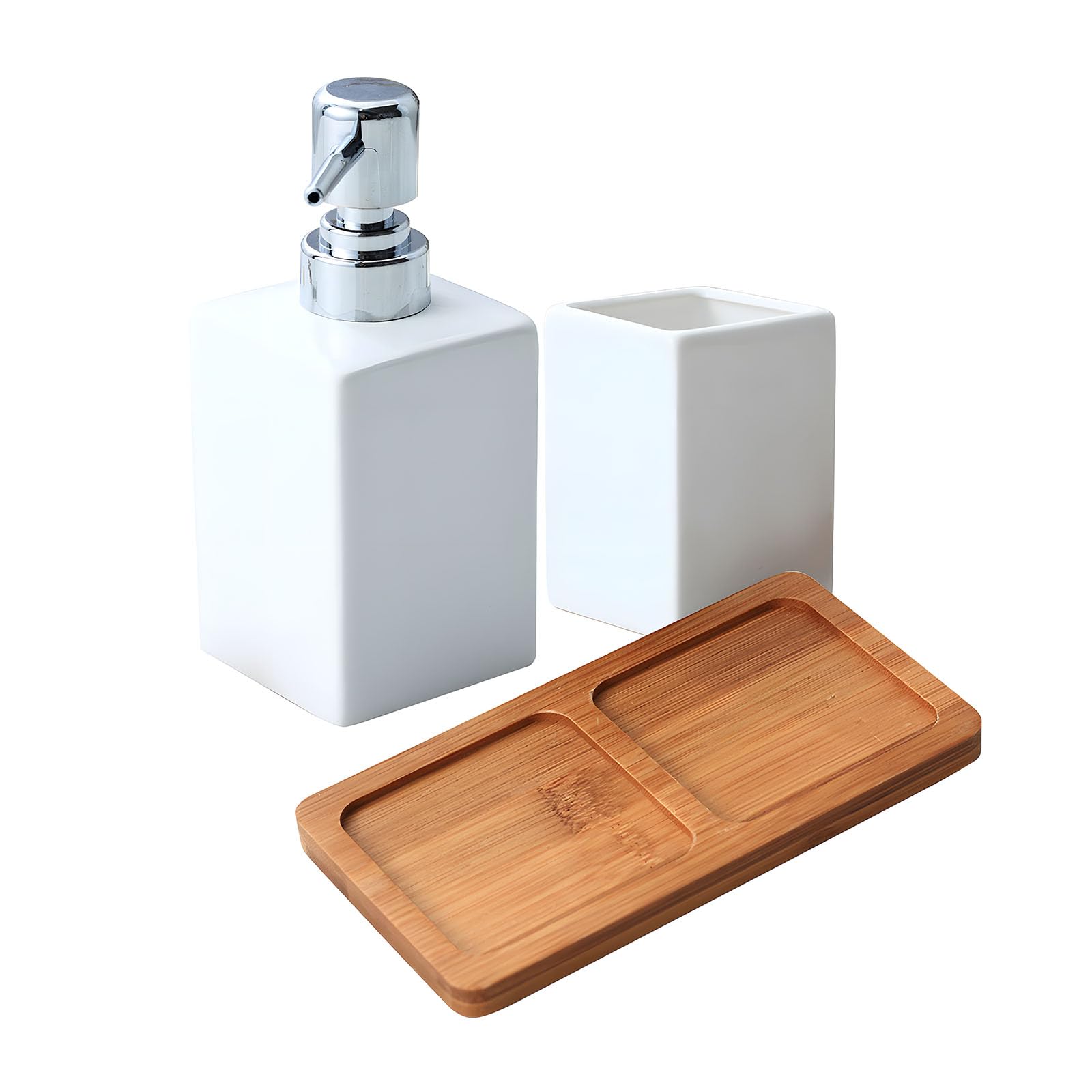 Organizer per doccia per soffione doccia bamboo arancio