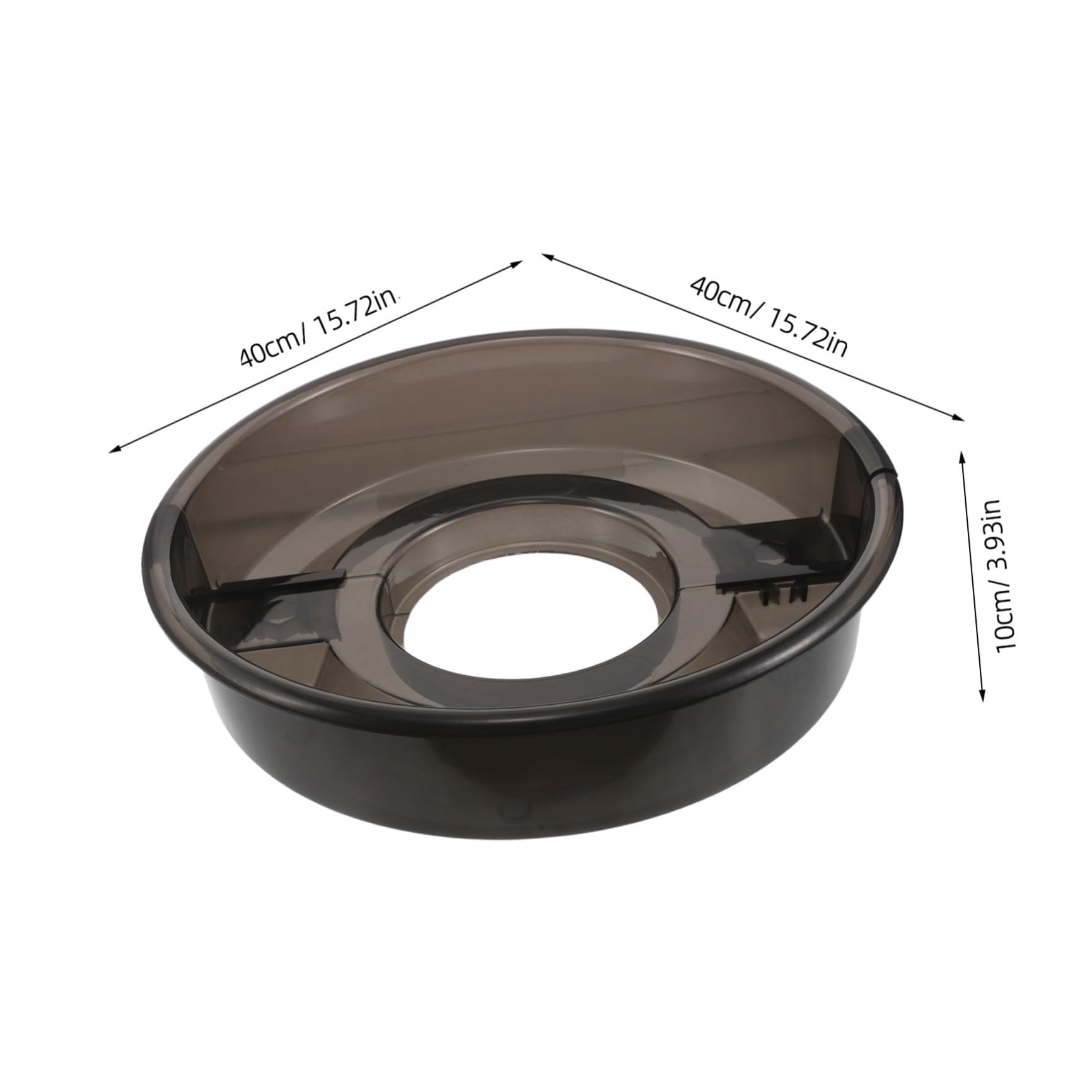 Bol D’eau Multifonctionnel pour Machine à Poterie, Abs Noir