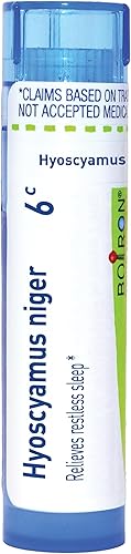 Boiron Hyoscyamus Niger 6C Medicina homeopática para el sueño inquieto - 80 pellets