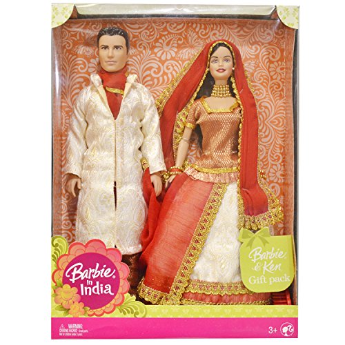 Barbie in India Barbie & Ken Gift Pack Dressed in Traditional India Attire
