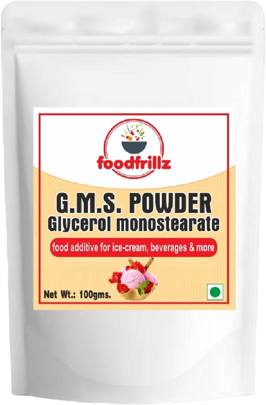 GMS Powder (Glycerol Monostearate) for Ice Creams, 100 g