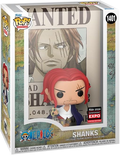 Pop! Movie Poster: One Piece - Shanks (2024 Limited Edition Entertainment Expo Shared Exclusive)