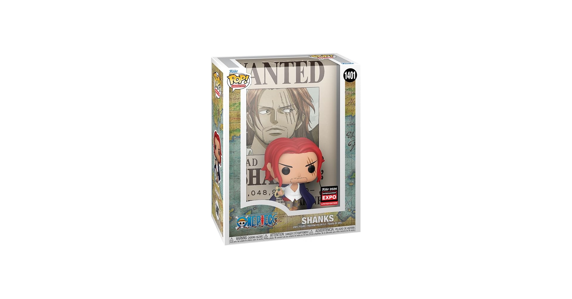 ONE PIECE - 激レアコミコン2024限定　FUNKO POP! ワンピース　シャンクス　手配書 Amazon.com: Funko Pop! Movie Poster: One Piece - Shanks
