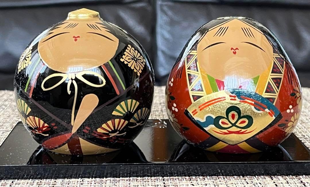 山口市伝統工芸 中村民芸社 大内人形 大内塗り 雛人形 桐箱付き 山口市伝統工芸 中村民芸社 大内人形 大内塗り 雛人形 桐箱