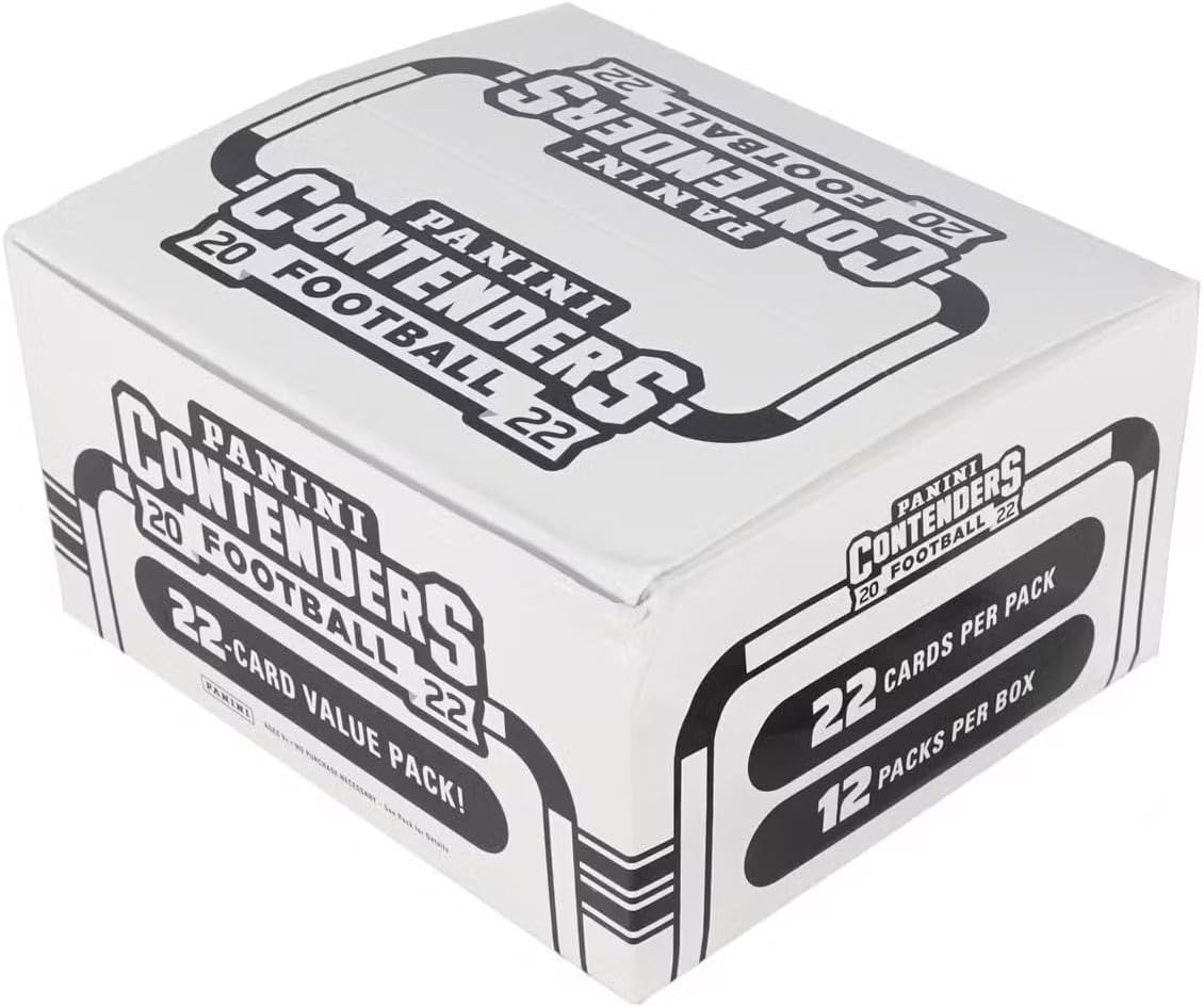 2022 Panini Contenders Football NFL Jumbo Value FatPack Box Amazon