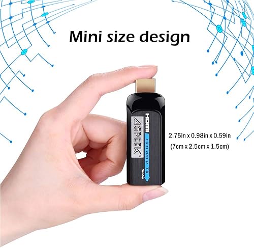 Miniatura 7 de Kit extensor HDMI de 131 pies131.2 ft, 1080P, alimentado por USB, transmisión de video HD a través de un solo cable Cat678 para computadora