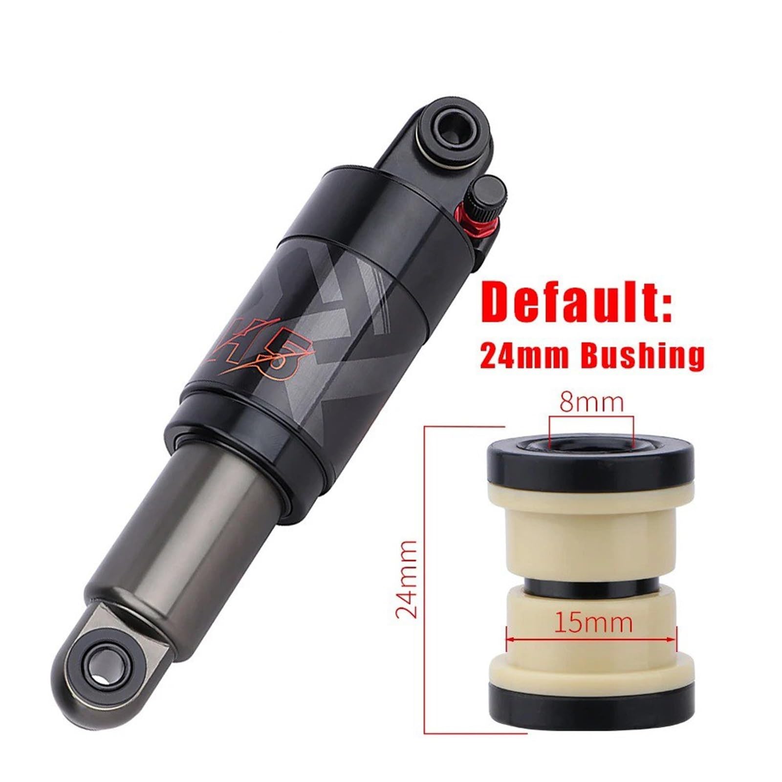 Amortiguador Amortiguadores Amortiguador Aire Para Bicicleta Montaña 125Mm 150Mm 165Mm 190Mm 200Mm Aleación Plegable Para Ciclismo
