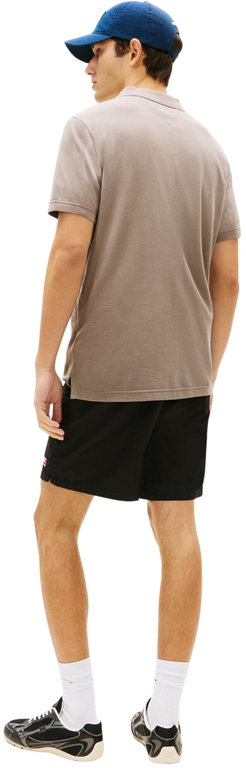 Tommy Jeans Men’s Short Sleeve Placket Slim Fit Polo Shirt