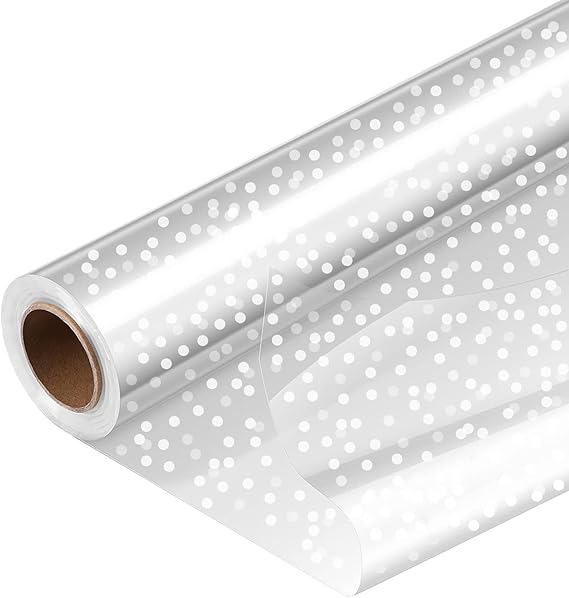 Rotolo Carta Cellophane Trasparente Per Regali 86cm X 30m - Impermeabile E Resistente Per Imballaggi - Foto 13