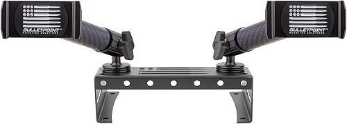 Miniatura 1 de Bulletpoint - Soporte de metal para tablero con 2 soportes para teléfono, compatible con Ford F150 2015-2020 y 2017+ F250F350 Super Duty - Soporte