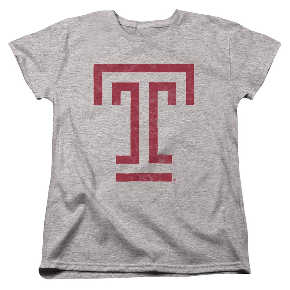 Temple University Official Distressed Primary Women's T Shirt