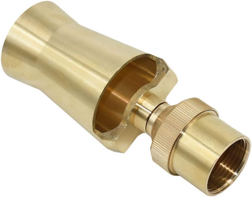 Spray Fountain Nozzle,Brass Fountain Spray Nozzle, Female 1/2 3/4 1 1.5 Adjustable Ornamental Fountain Sprinklers nozzles Brass Ice Tower Serac Nozzle Garden Pond Landscape 1pcs (Color : Female G1) (C