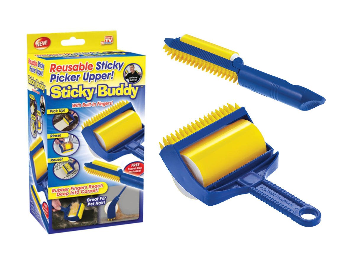 TelebrandsReuseable Lint Roller Blue and Yellow