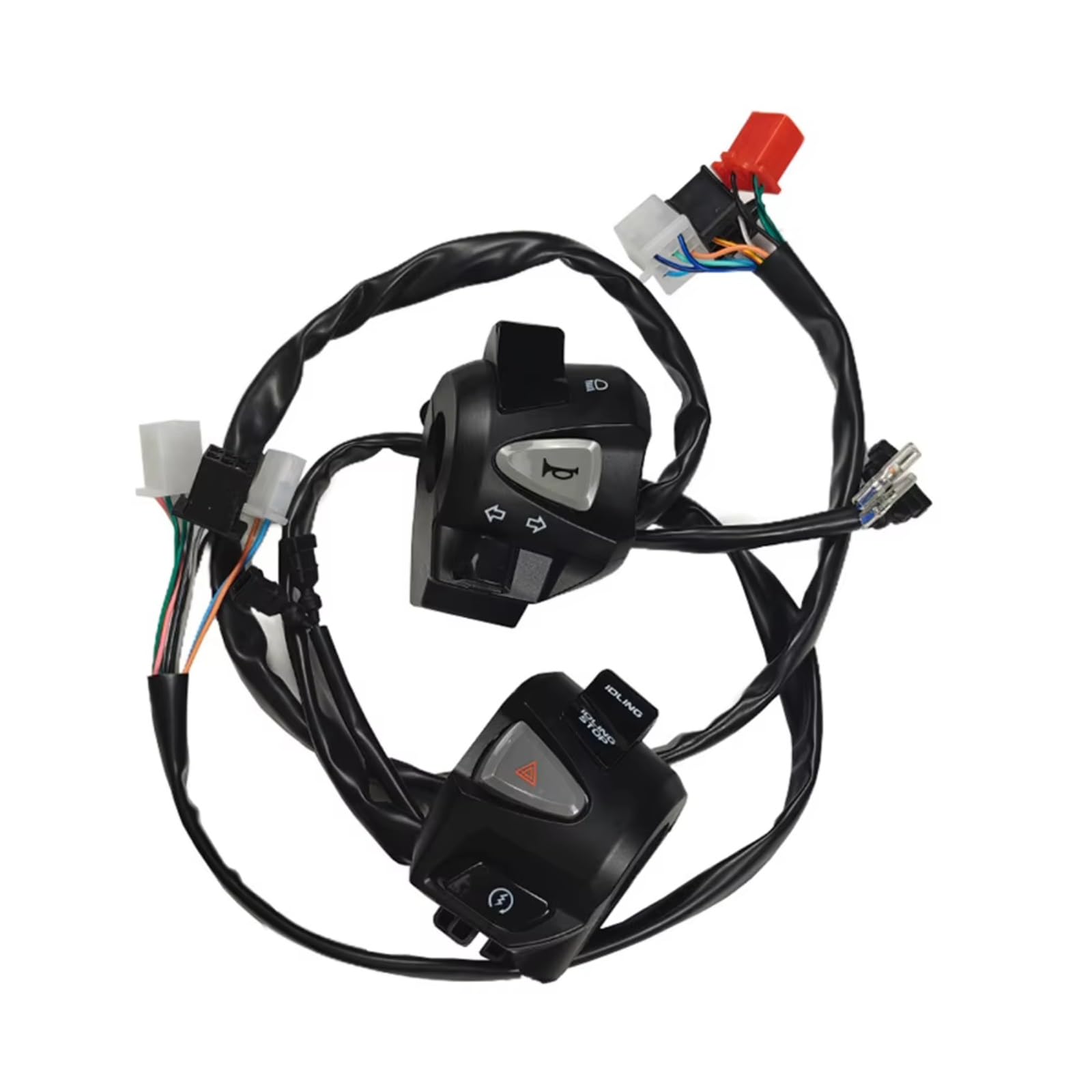 Interruttore di comando per manubrio moto Compatibile con PCX160/150 comando per clacson, indicatori di direzione e luci ricambio modificato scooter. Manubrio Kill Interruttore