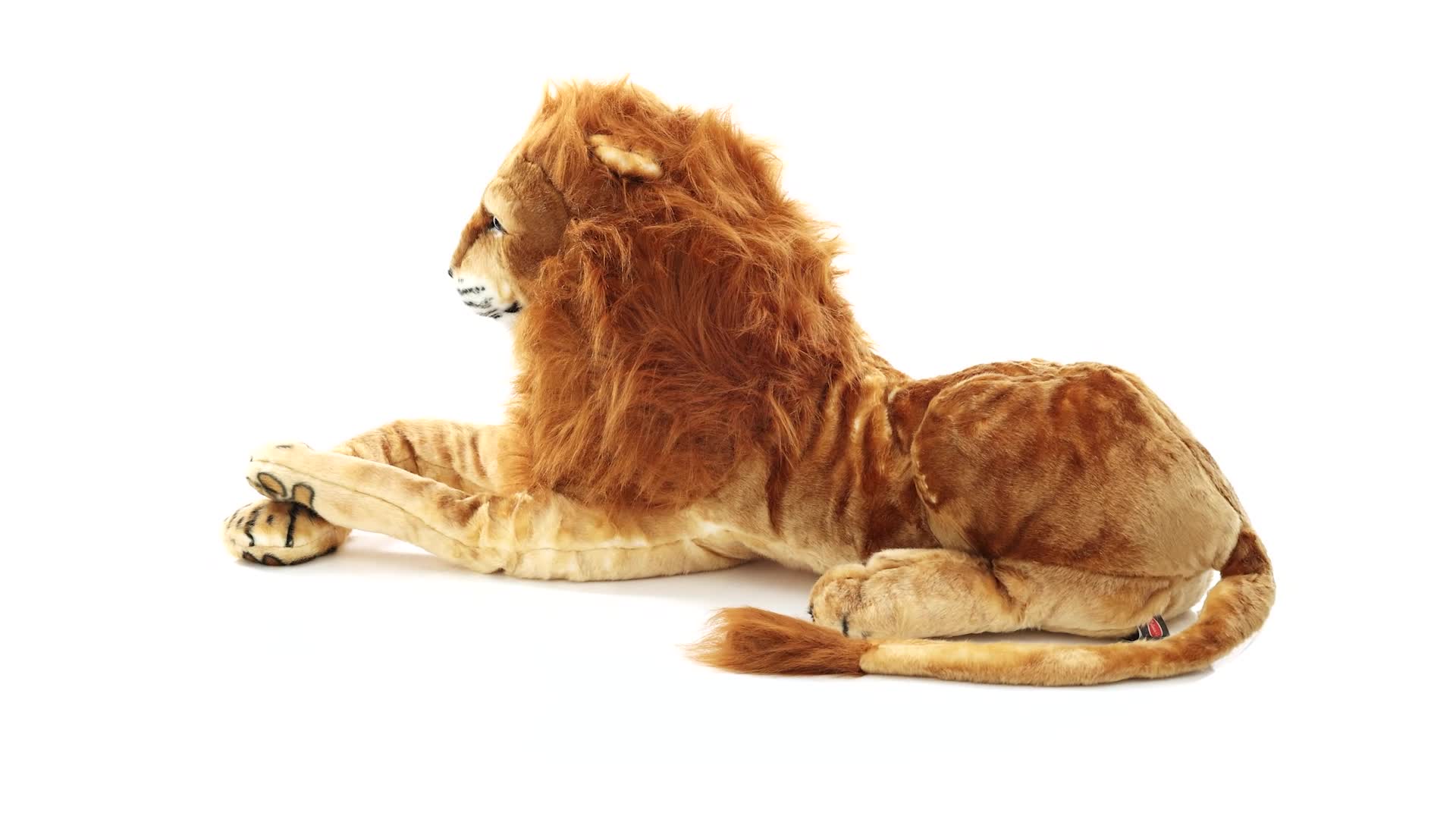 Melissa & Doug Leone Peluche Gigante 1 Metro – Morbido E Realistico, Animale Maxi Per Cameretta, Regalo Per Bambini 3+ Anni