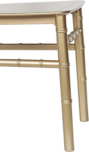 Miniatura 15 de Flash Furniture Hercules - Juego de 6 sillas Chiavari de resina dorada para fiestas y eventos para uso comercial y residencial