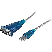 StarTech.com Adattatore da USB a seriale RS232 a 1 porta – Prolific PL-2303 – Cavo adattatore da USB a DB9 – Convertitore seriale RS232 (ICUSB232V2)