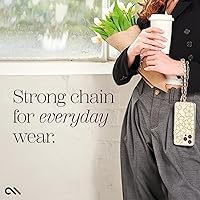 Vista 7 de Case-Mate Colgante para teléfono con perlas y cristales ensartadas - Correa antirrobo desmontable - Correa de muñeca para iPhone manos libres