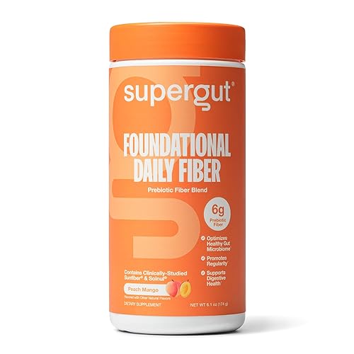 Supergut Foundational Daily Fiber Powder, Sugar Free & Vegan Prebiotic