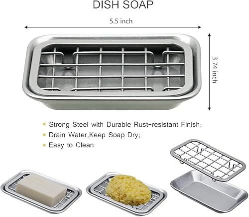 Miniatura 6 de Juego de accesorios de baño Mason Jar (6 piezas)  Dispensador de jabón espumoso, soporte para cepillos de dientes, soporte para Qtip, tarros de