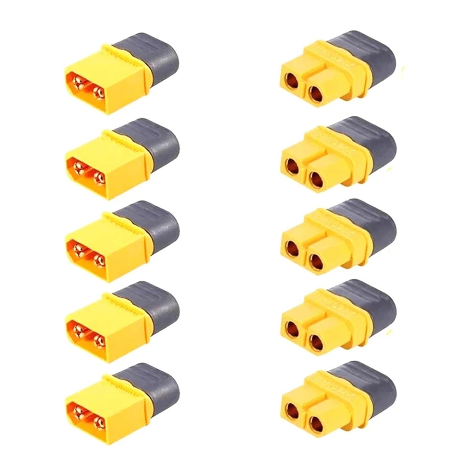 Amass XT30 XT30U XT60 XT60 XT60H XT90 Bullet Connector męski wtyk żeński do RC Drone LiPo Battery (wymiary XT90H 5 par)