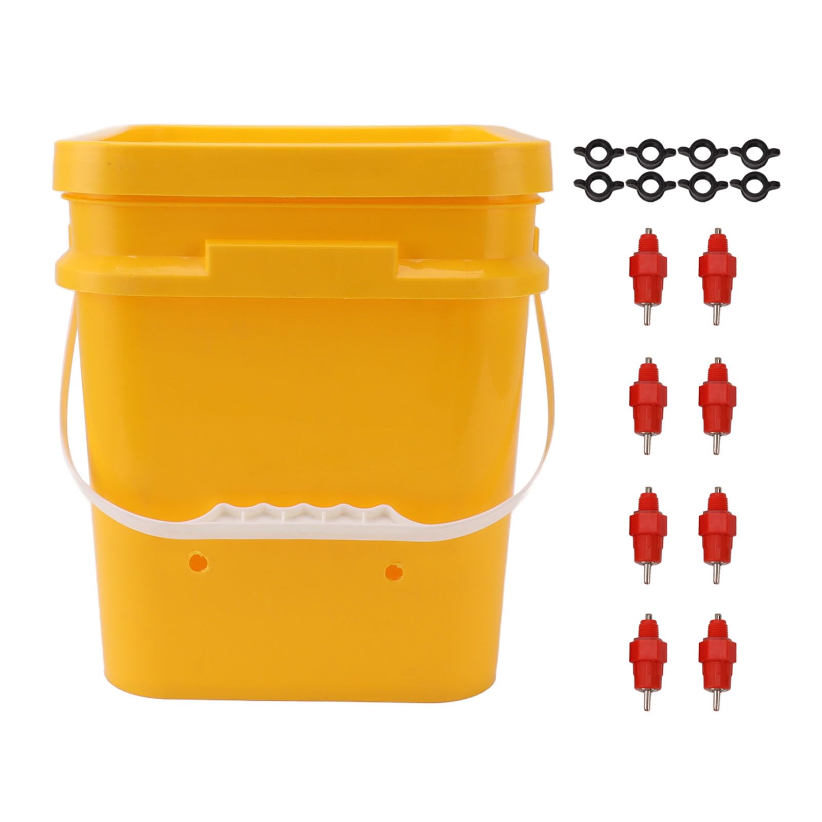 Bebedero Automático para Pollos, Cuenco de Agua de Llenado Automático de Gran Capacidad para Aves de Corral, Palomas y Loros (Generic2yw57k3v8p-13)