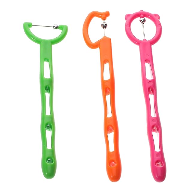 3pcs Tongue Tip Trainer Set for Children Oral Muscle Exerciser for Speech Rehabilitation Flexible Tongue Control Device for