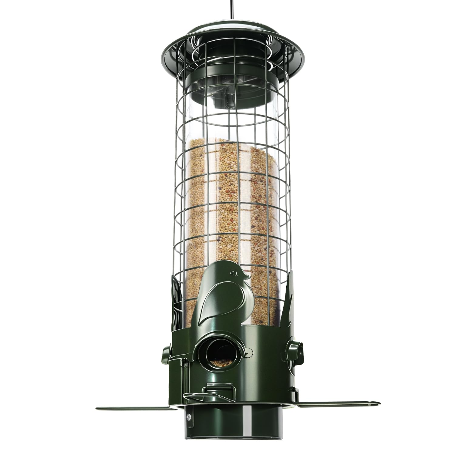 OMEUTY Squirrel Proof Bird Feeder