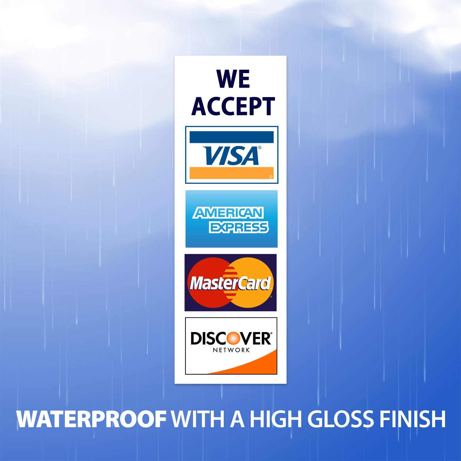 American Express Mastercard Visa Discover Logo