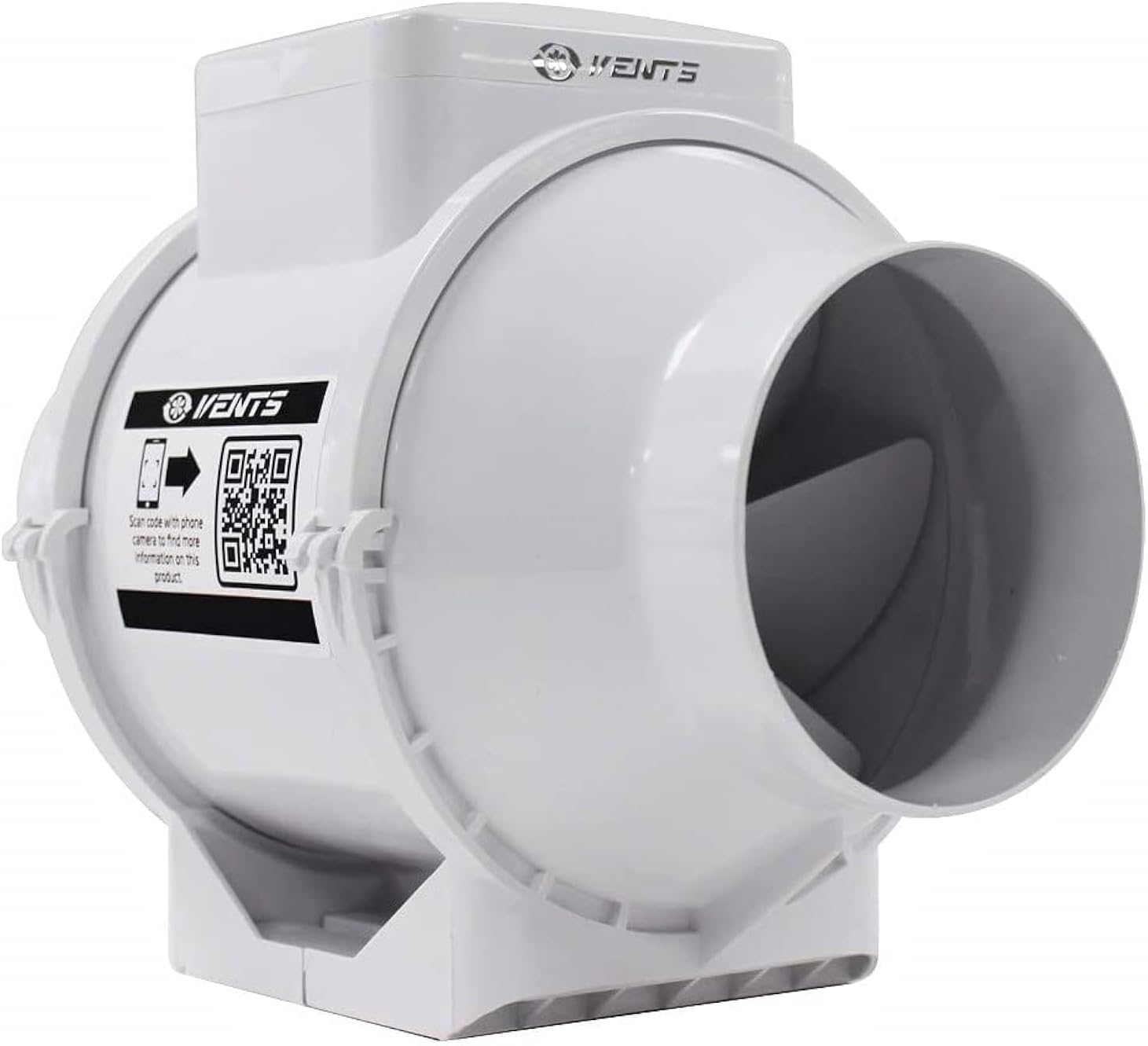 VENTS 100mm (4”) Standard Inline Extractor Fan – Quiet Loft-Mounted Ventilation for Bathroom, Shower & Damp Control